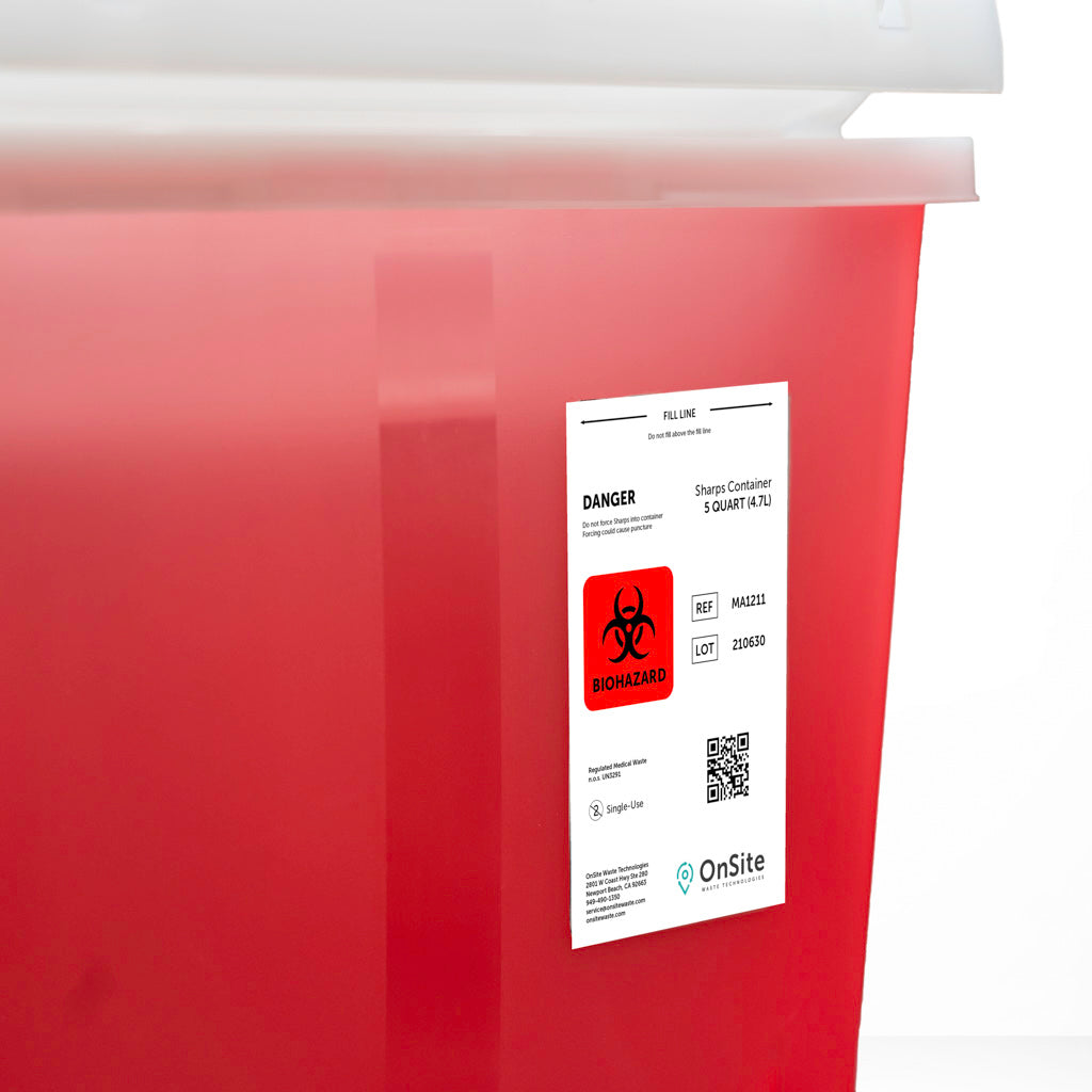 5 Quart Sharps Container