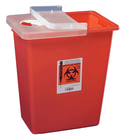 Sharps Container (Red)